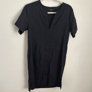 Theory Charcoal Short Sleeve Tunic